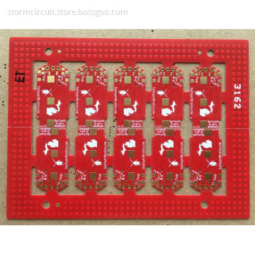 0.4mm FR4 Red ENIG  PCB